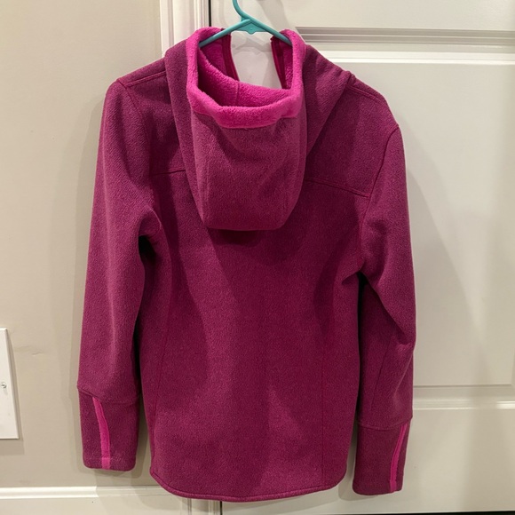 The North Face Banderitas Jacket women's medium magenta fleece lined - Picture 3 of 5
